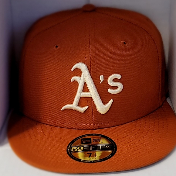 Hat Club Campfire Oakland A's 7 1/2 New Era Fitted - Picture 2 of 2